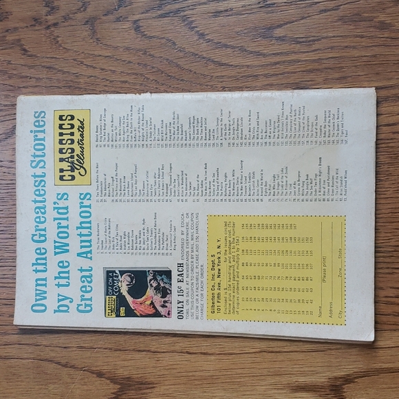 Vintage 50s Classics Illustrated No. 130 Caesar's Conquests Julius Caesar Comic - Picture 16 of 16